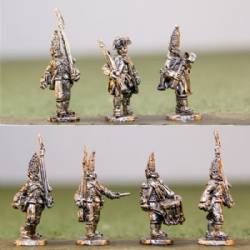 Hessian Grenadiers with command